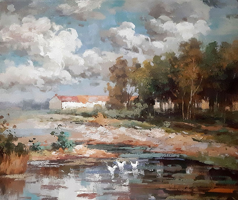 paysage/50cm x 61cm /2085-T2